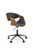 CentrMebel | Офісне крісло для персоналу в екошкірі BILBO (чорний) 1