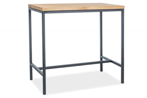 CentrMebel | Барний стіл METRO (дуб| чорний) 1
