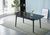 CentrMebel | Стіл обідній розсувний керамічний BERLIN CERAMIC 140(180)х80 (чорний мармур) 1
